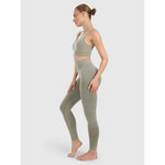 Women's seamless yoga and pilates 4F 4FWAW25TFTIF407-41A xs/s leggings