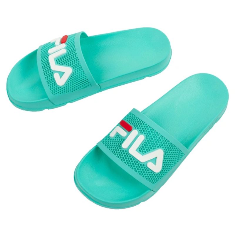 Fila women's sports flip-flops Morro comfortable green slippers for the pool zöld papucs