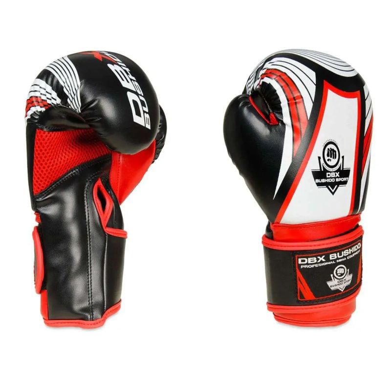 DBX Bushido 6oz Boxing Gloves for Kids - Junior Red piros kesztyű