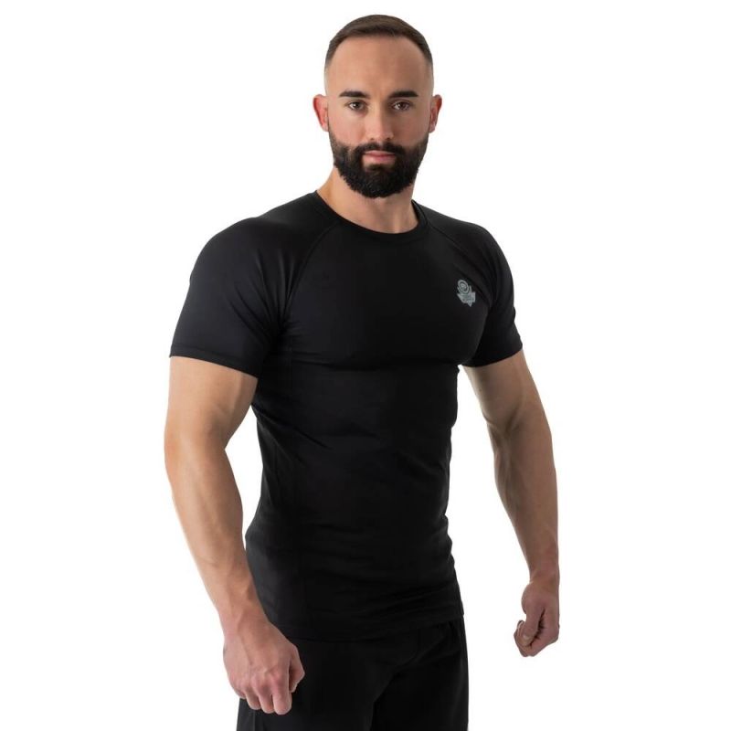 DBX Bushido Rashguard sleeve black BlackRS - fekete short