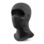 Rockbros Fleece Bicycle Balaclava - Black czarny balaclavas
