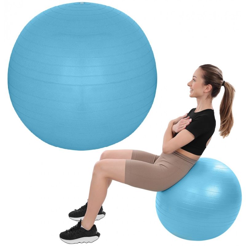 XQMAX Fitness 65cm Antiburst kék futball labda GSP-7077004