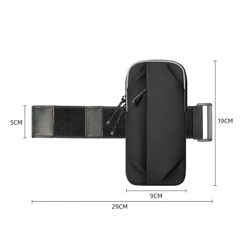 Wozinsky WSDB-B armband phone bag for running - black fekete karszalag 304004-197654