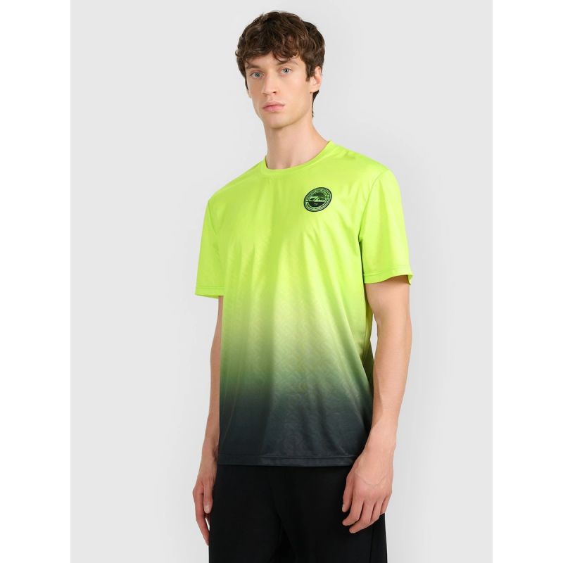 4F Men's quick-drying T-shirt with print x Robert Lewandowski póló RL9SAW25TTSHM3358-45N