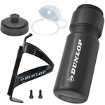 Dunlop 750ml Bicycle Bottle With Cage Black fekete kulacs GSP-275085