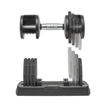 Half Human Adjustable Dumbbell 10kg fekete edzőfelszerelés SFIT-P-HH30002