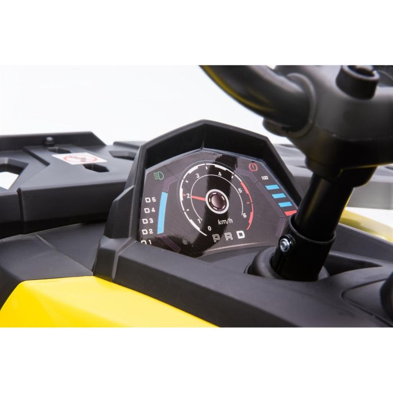 Enero Battery-Powered Quad Car Trapper Yellow sárga toys