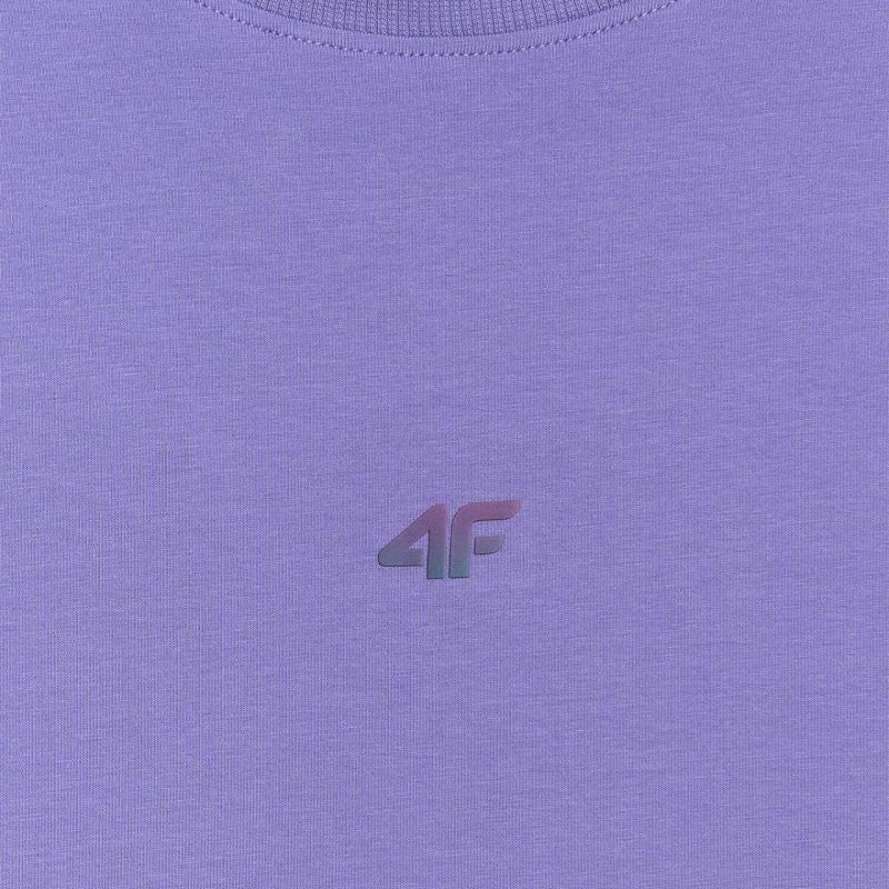 4f Women's T-shirt F2971 purple 4FWAW25TTSHF2971 51S Ruházat