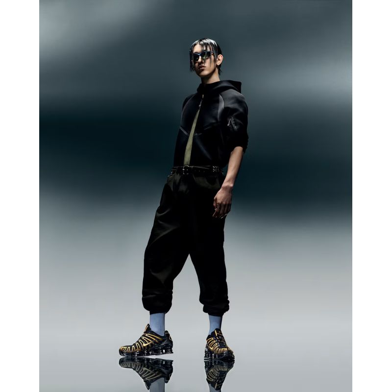 NIKE SHOX TL AV3595-013 men's (AV3595-013) fekete utcai cipő