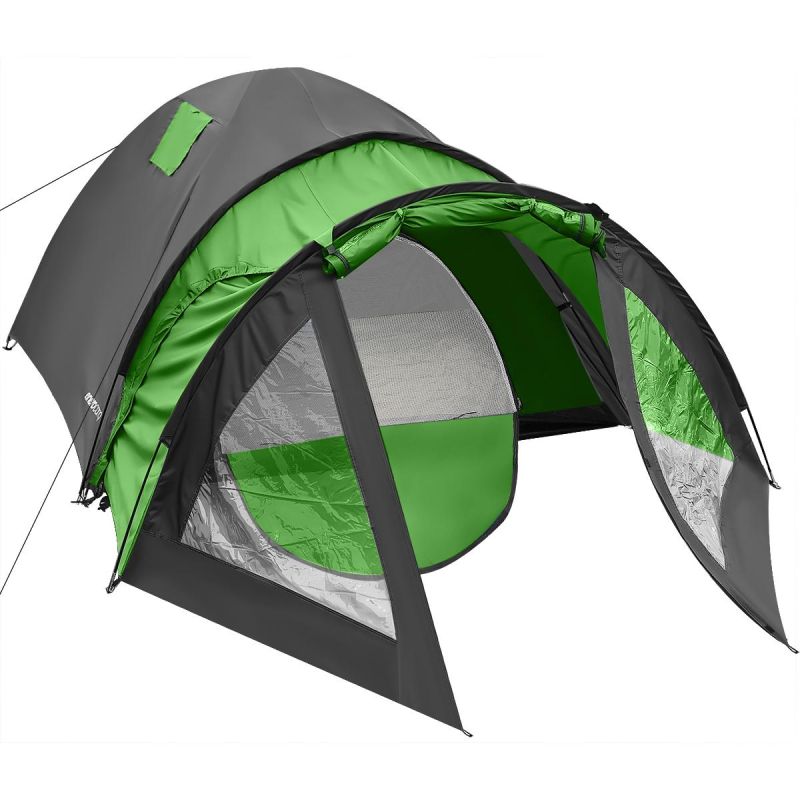 Enero 4-Person Cool Black-Green Camp Tent zöld tents, tourist equipment