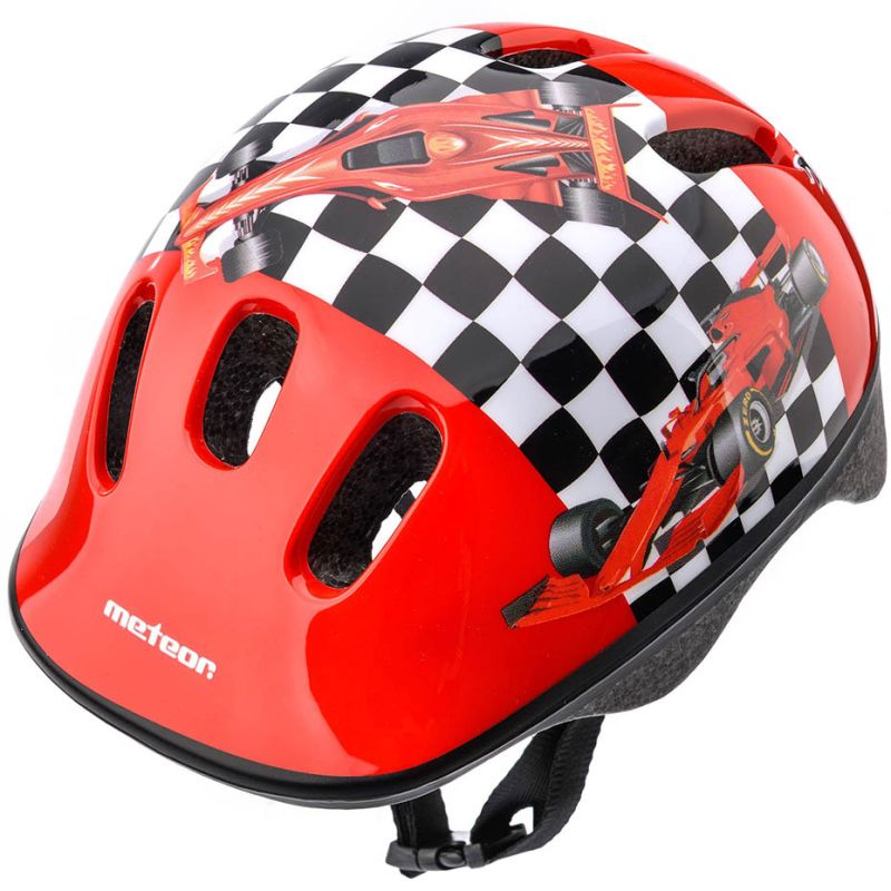 Meteor KS06 Race team bicycle helmet size S 48-52cm Jr fekete helmets