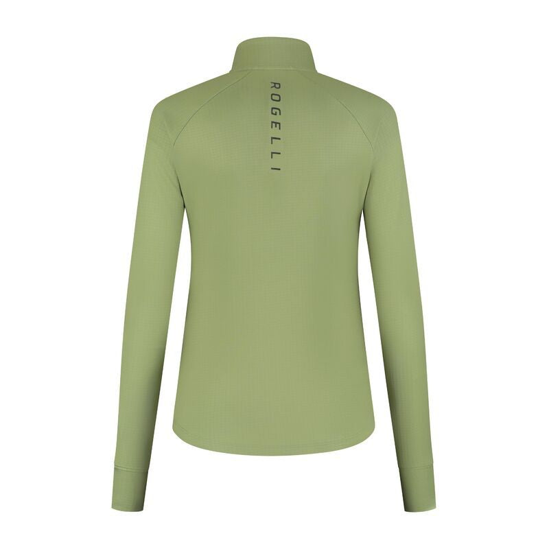 Rogelli ESSENTIAL green running sweatshirt zöld pulóver