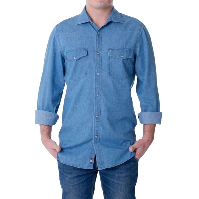 Tommy Hilfiger Denim Shirt M MW0MWII870-IAO Póló