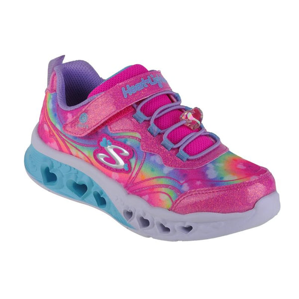 Skechers Flutter Heart Lights-Groovy Swirl 303253L-HPLV Pink 28 General