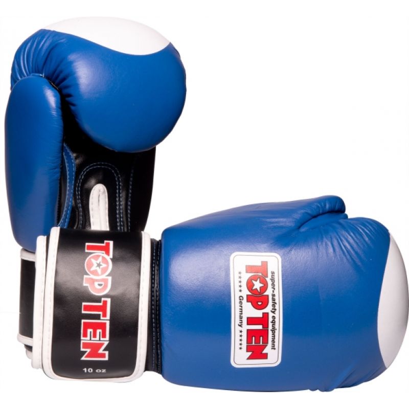 TOP TEN RTT-WAKO Boxing Gloves 10 oz (WAKO APPROVED) czerwony kesztyű