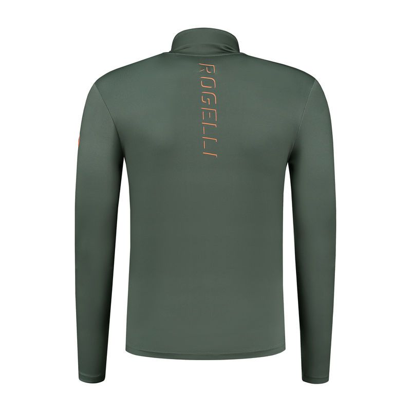 Rogelli JAKE running sweatshirt green zöld pulóver