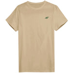4F Men's T-shirt M4481 3-pack beige, green, black 92S zöld póló