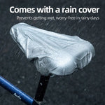 Rockbros saddle cover + rain cover - black and red czarny || czerwony covers