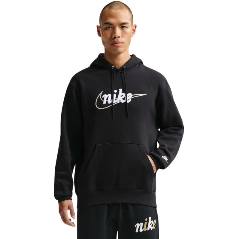 Nike Club BB Hoodie men's hoodie, black, fekete férfi kapucnis pulóver IF0685010