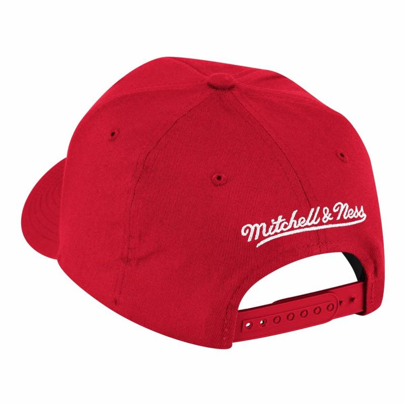 Mitchell & Ness NBA Chicago Bulls Team Ground Stretch Cap - 6HSSMM19357-CBURED1 uniwersalny baseball sapka