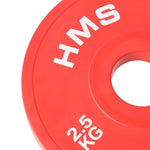 HMS Olympic Bumper Plate 2x2.5kg piros póló 17-61-111
