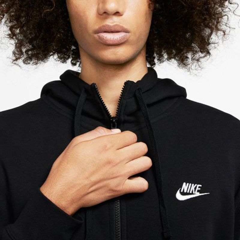 Nike NSW Club Hoodie FZ M BV2645-010 sweatshirt Pulóver
