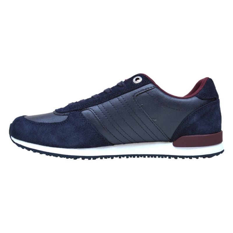 Tommy Hilfiger Iconic Runner Men's Navy - FM0FM03000 DW5 kék utcai cipő