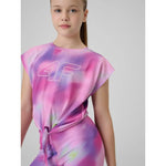 Girls' quick-drying sports crop-top 4F