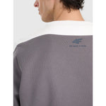 Men's sweatshirt without zipper, without hood, 4F 4FRAW25TSWSM2457-23S pulóver