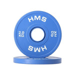 HMS Bumper Olympic Plate Set 2x (0.5kg, 1kg, 1.5kg, 2kg, 2.5kg) CBRS Set póló 17-61-097