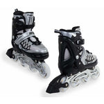 Enero Pro Roller Skates-Roller Skates-Ice Skating 4in1 Led 34-37 Gray szürke skates, roller skates