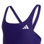 Adidas V-back kids' swimsuit lila úszóruha KS2955