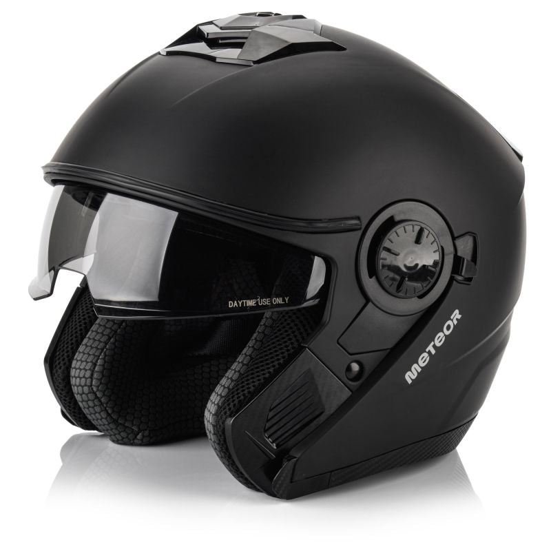 Meteor Hekato M motorcycle helmet 57-58 cm black uniw sisak 17890