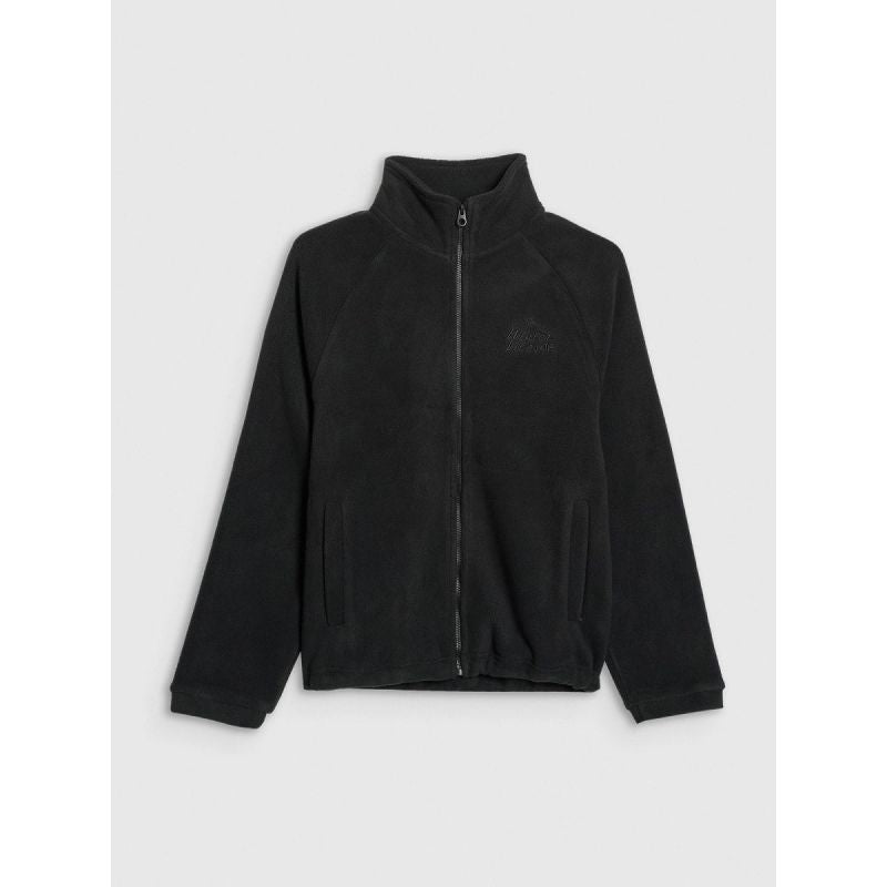 Regular fleece with stand-up collar for boys 4F 4FJRAW25TFLEM490-20S pulóver