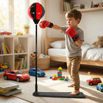 Enero Boxing Set For Children Adjustable 75-128 Cm And Gloves boxkesztyű GSP-1017617