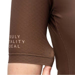 Rockbros 15110007004 TVI Women's Cycling Jersey Short Sleeve - Brown barna póló 15110007003-211721