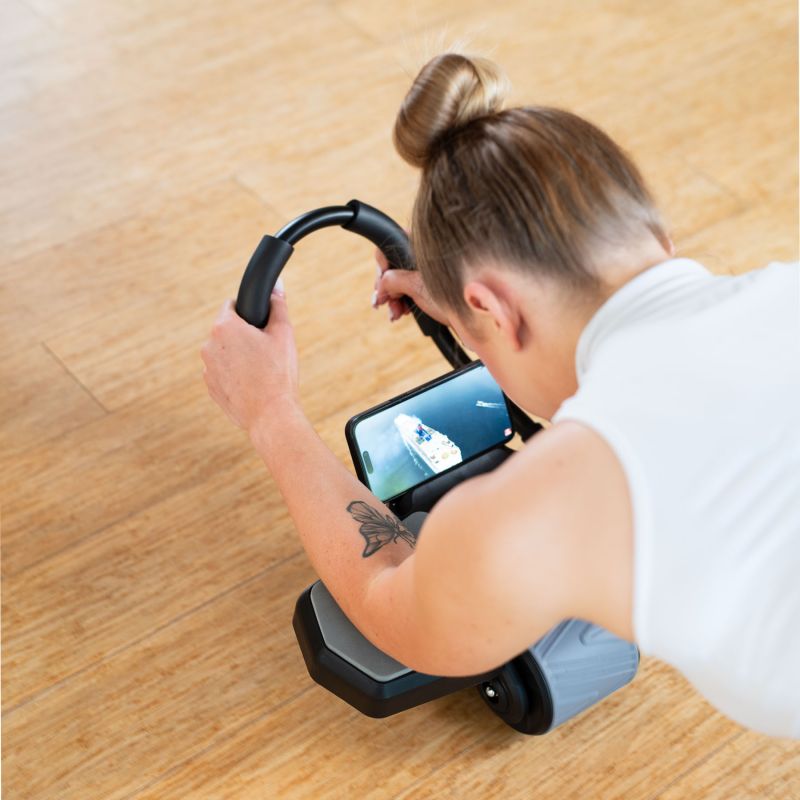 HMS Ka10 Black Abs Wheel Automatic Wheel For Exercising The Abdominal Muscles With Support fekete táska 17-38-033