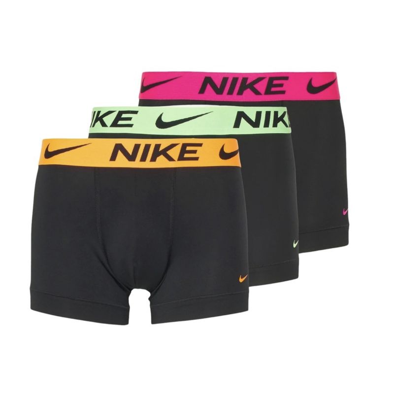 Nike men's boxer briefs 3 pack BLACK - 0000KE1156-BAV fekete alsónemű