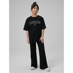 4F Loose T-shirt with print for girls 158/164 póló