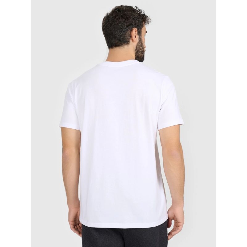 Men's regular printed T-shirt 4F 4FRAW25TTSHM3384-10S póló