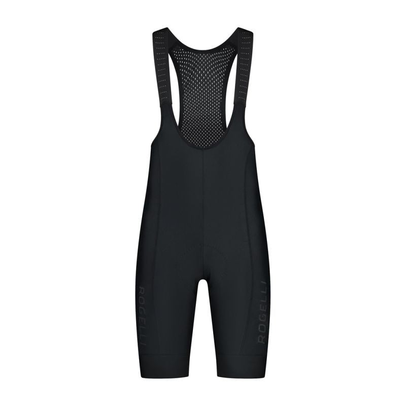 Rogelli men's n/s ESSENTIAL III bib shorts, black, fekete férfi kerékpáros nadrág SIRC1200008.000.L