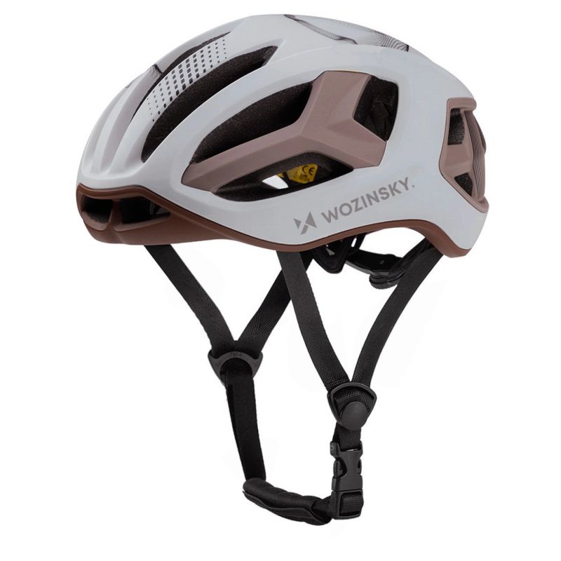 Wozinsky Ultralight Road Bike Helmet M - Taupe védőfelszerelés HT-68T-199808