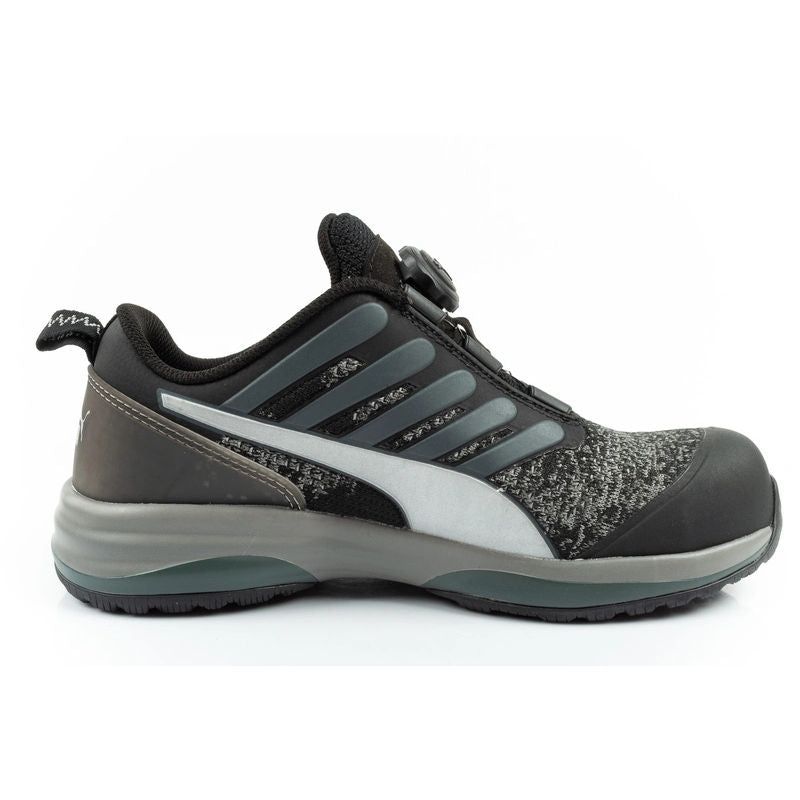 Puma Charge Black Disc Low S1P ESD HRO SRC Work Black BOA fekete utcai cipő