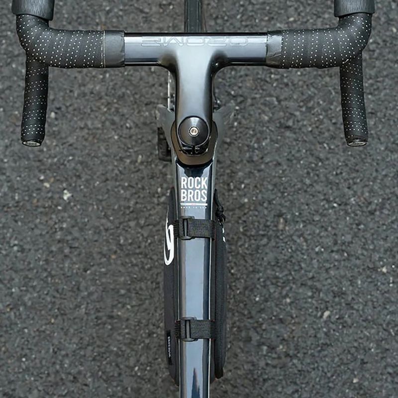 Rockbros G001 Flash Journey Triangle Frame Bike 0.8 l - Black 0.8 l \ czarny táska
