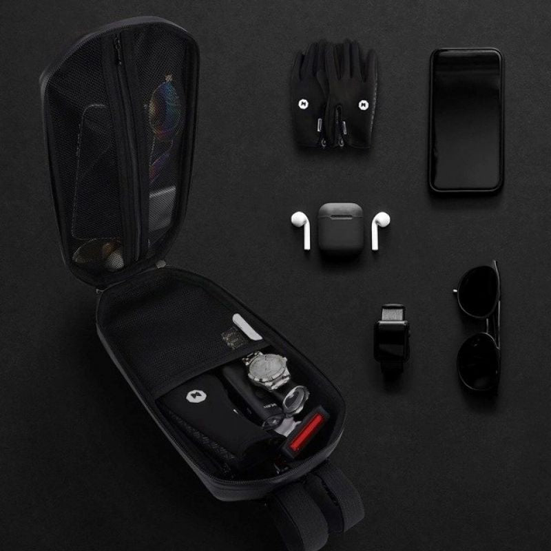 Wozinsky Waterproof Scooter Handlebar Bag, Scooter Bag, 4 L, ( ) fekete táska WSB2BK