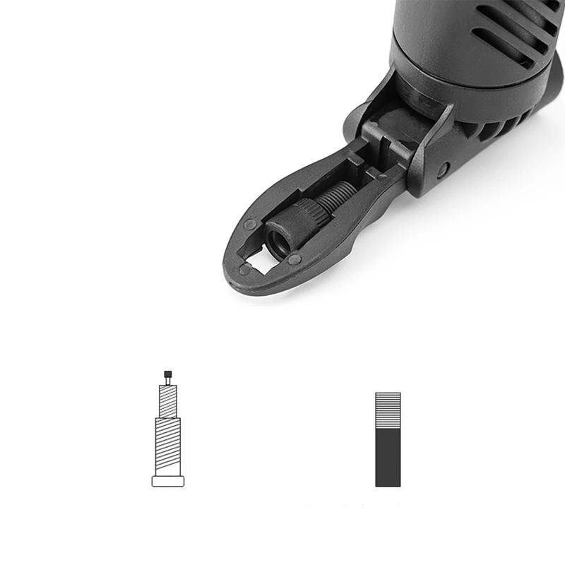 Wozinsky WMZ-01N tool kit, 16-in-1 bicycle multitool, pump, wrenches, inner tube kit - black fekete elektronika 304004-199005
