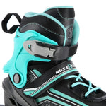 Nils Extreme Nh18190 2in1 Roller Skates Black-Blue Size M (34-38) With Replaceable Hockey Blade kék görkorcsolya