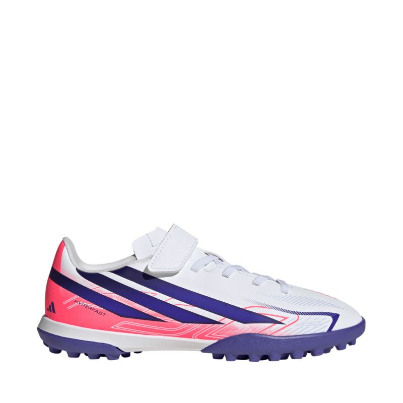 Adidas F50 Hyperfast Club Hook and Loop TF Kids' Soccer cipő KK1337