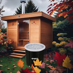 Enero WARM SWIMMING POOL ICE BATH fekete furniture
