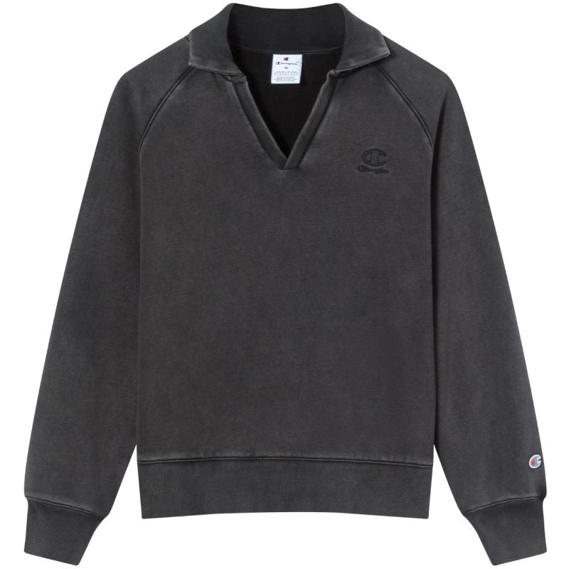 Champion Women's Polo Neck Sweatshirt Gray 118366 KK001 General